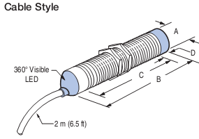 Cảm biến tiệm cận Allen-Bradley 872C-D2NN8-E2 Cảm biến tiệm cận Allen-Bradley 872C-D2NN8-E2