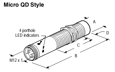 Cảm biến tiệm cận Allen-Bradley 872C-D5BP18-D4 Cảm biến tiệm cận Allen-Bradley 872C-D5BP18-D4
