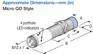 Cảm biến tiệm cận Allen-Bradley 872C-D5CN18-D4 Cảm biến tiệm cận Allen-Bradley 872C-D5CN18-D4