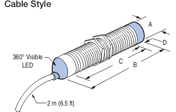Cảm biến tiệm cận Allen-Bradley 872C-DH3CP12-E2 Cảm biến tiệm cận Allen-Bradley 872C-DH3CP12-E2