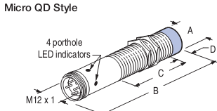 Cảm biến tiệm cận Allen-Bradley 872C-M15CN30-D4 Cảm biến tiệm cận Allen-Bradley 872C-M15CN30-D4