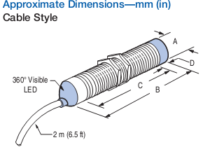 Cảm biến tiệm cận Allen-Bradley 872CP-D10CP30-E2 Cảm biến tiệm cận Allen-Bradley 872CP-D10CP30-E2