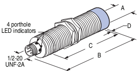 Cảm biến tiệm cận Allen-Bradley 872CP-D4CP12-D4 Cảm biến tiệm cận Allen-Bradley 872CP-D4CP12-D4