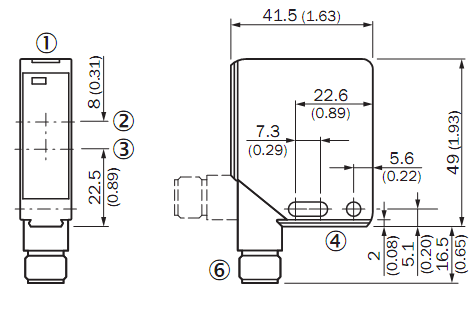 Cảm biến tương phản Sick KT2R-2B3721 Cảm biến tương phản Sick KT2R-2B3721