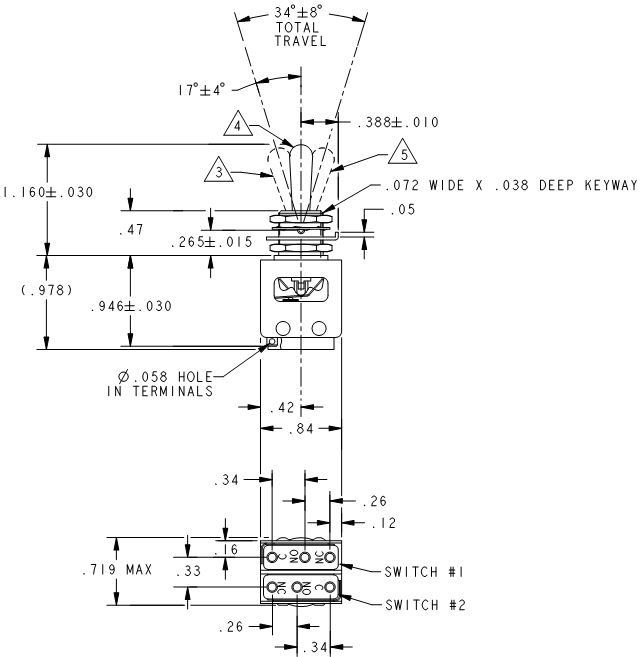 Công tắc chuyển mạch Micro switches toggle 13AT119