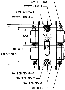 Công tắc chuyển mạch Micro switches toggle 17AT7 Công tắc chuyển mạch Micro switches toggle 17AT7