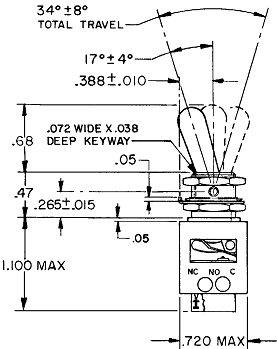 Công tắc chuyển mạch Micro switches toggle 62AT11-3