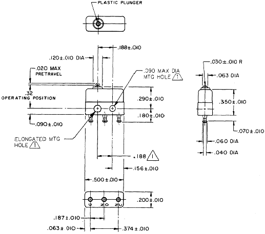 Công tắc hành trình Honeywell 11SX22-T Công tắc hành trình Honeywell 11SX22-T