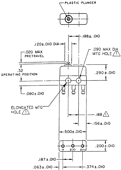 Công tắc hành trình Honeywell 13SX47-H58 Công tắc hành trình Honeywell 13SX47-H58