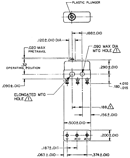 Công tắc hành trình Honeywell 14SX101-T Công tắc hành trình Honeywell 14SX101-T