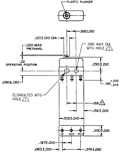 Công tắc hành trình Honeywell 14SX15-T Công tắc hành trình Honeywell 14SX15-T