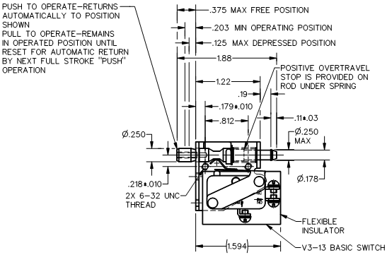 Công tắc hành trình Honeywell 22AC2 Công tắc hành trình Honeywell 22AC2