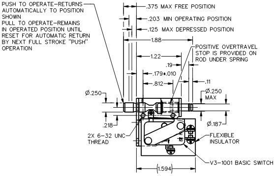 Công tắc hành trình Honeywell 2AC59 Công tắc hành trình Honeywell 2AC59