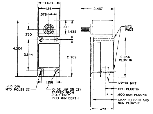 Công tắc hành trình Honeywell LSYCC3KP-FP Công tắc hành trình Honeywell LSYCC3KP-FP