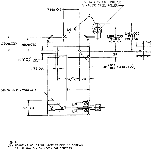 Công tắc hành trình snap BZ-2RM2