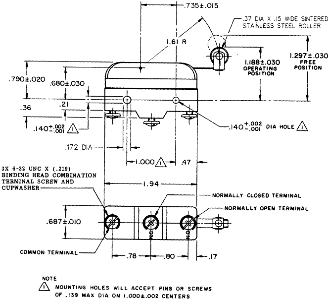 Công tắc hành trình snap  BZ-2RM2-A2