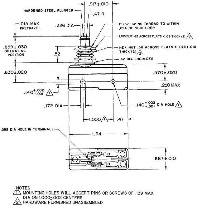 Công tắc hành trình snap BZ-2RQ1