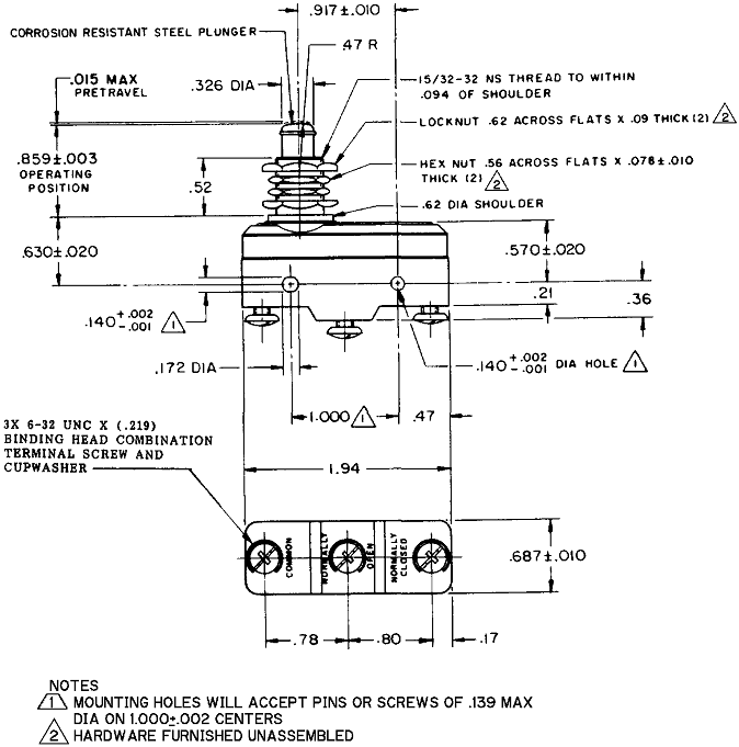 Công tắc hành trình snap BZ-2RQ13-A2