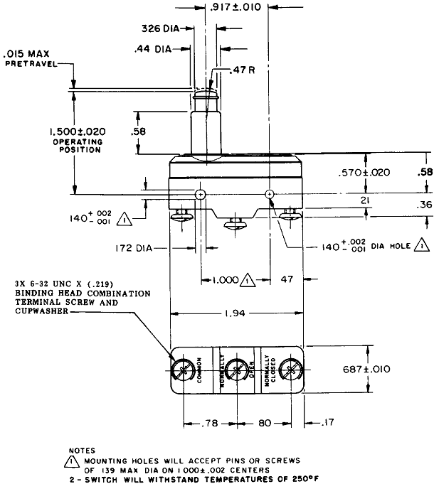 Công tắc hành trình snap BZ-2RQ24-A2 Công tắc hành trình snap BZ-2RQ24-A2