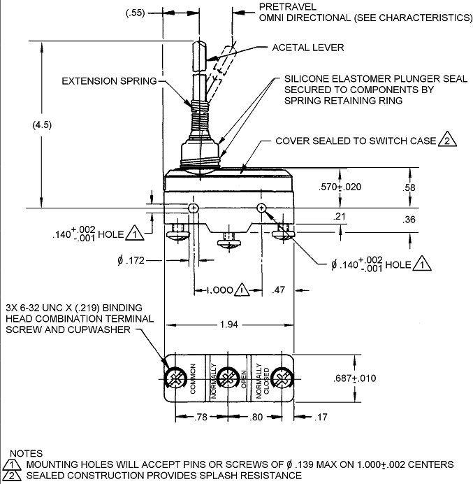 Công tắc hành trình snap BZ-2RQW10-A2 Công tắc hành trình snap BZ-2RQW10-A2