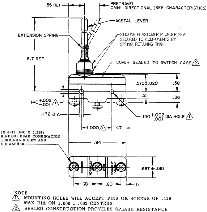 Công tắc hành trình snap BZ-2RQW1-A2 Công tắc hành trình snap BZ-2RQW1-A2