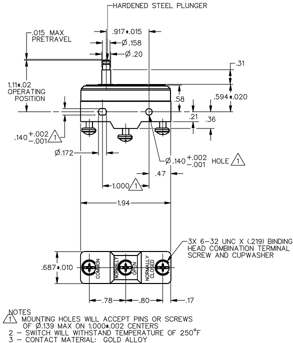 Công tắc hành trình snap BZ-2RS7224-A2 Công tắc hành trình snap BZ-2RS7224-A2