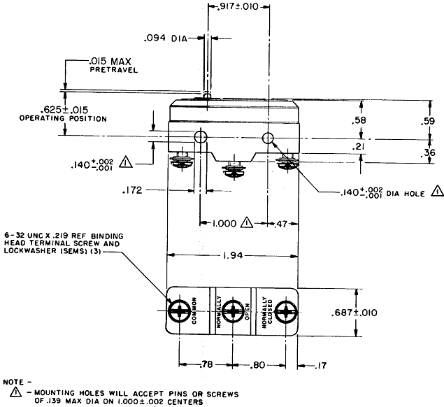 Công tắc hành trình snap BZ-2RT04 Công tắc hành trình snap BZ-2RT04