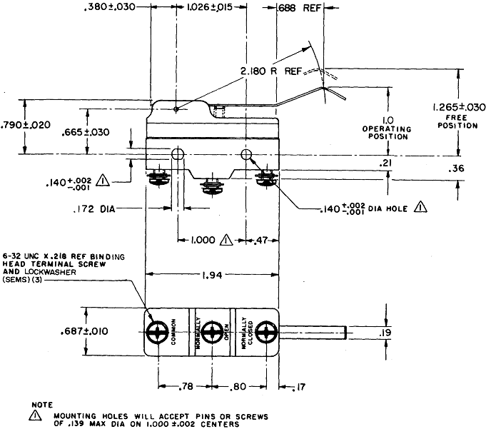 Công tắc hành trình snap BZ-2RW80198T Công tắc hành trình snap BZ-2RW80198T