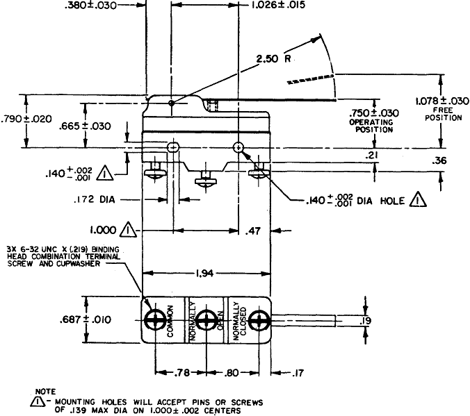 Công tắc hành trình snap BZ-2RW80233-A2 Công tắc hành trình snap BZ-2RW80233-A2