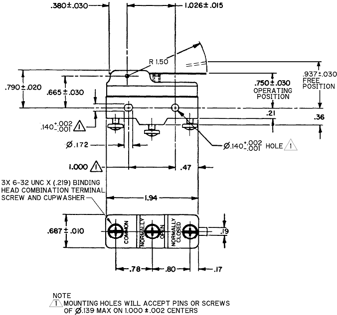 Công tắc hành trình snap BZ-2RW80282-A2 Công tắc hành trình snap BZ-2RW80282-A2