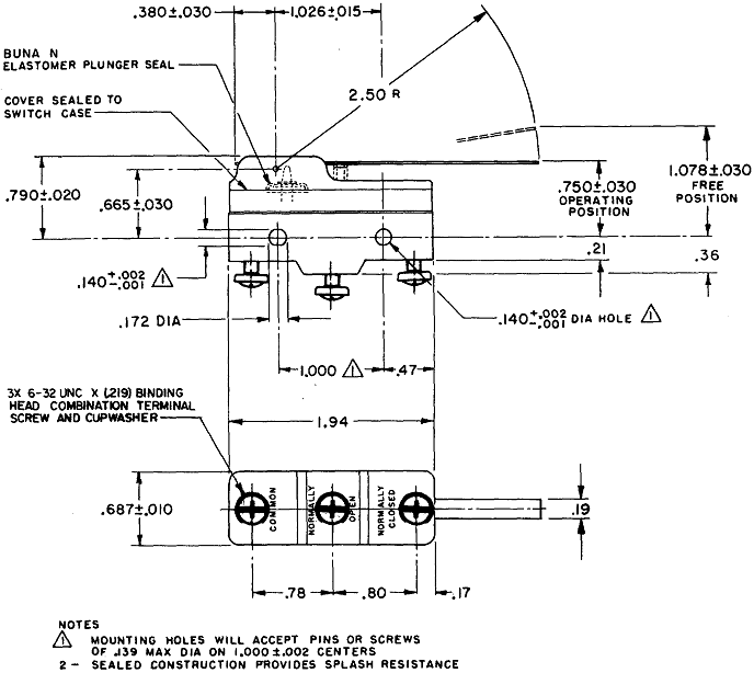 Công tắc hành trình snap BZ-2RW805551-A2 Công tắc hành trình snap BZ-2RW805551-A2