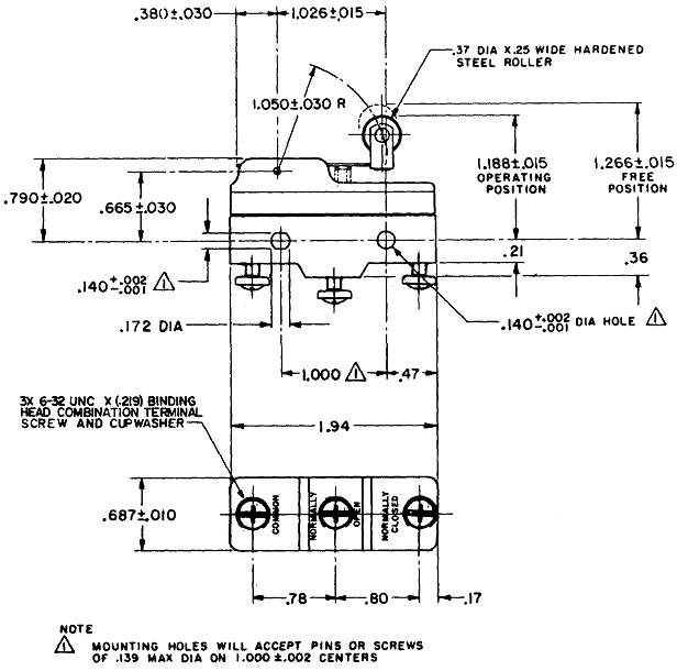 Công tắc hành trình snap BZ-2RW82212-A2 Công tắc hành trình snap BZ-2RW82212-A2