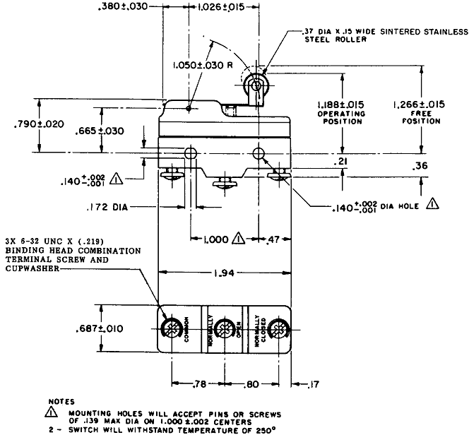Công tắc hành trình snap BZ-2RW82224-A2 Công tắc hành trình snap BZ-2RW82224-A2