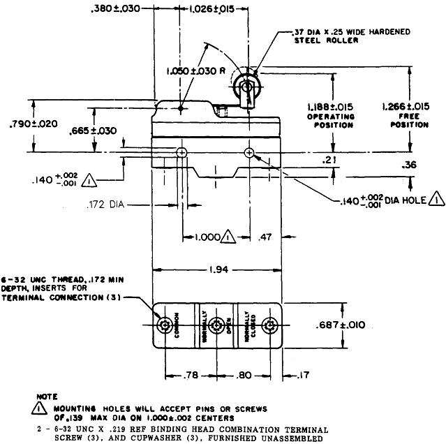 Công tắc hành trình snap BZ-2RW82291-A2 Công tắc hành trình snap BZ-2RW82291-A2
