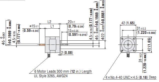 DC Stepping Motor & Driver Oriental CMK243MBPA