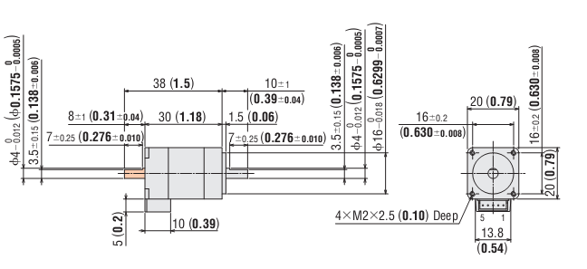 DC Stepping Motor & Driver Oriental CRK513PAP DC Stepping Motor & Driver Oriental CRK513PAP