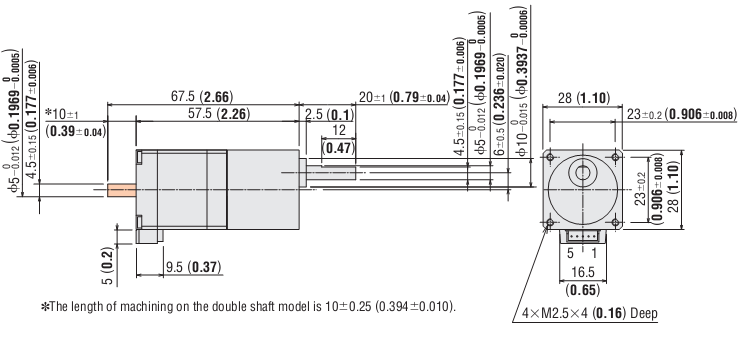 DC Stepping Motor & Driver Oriental CRK523PAKP-T30 DC Stepping Motor & Driver Oriental CRK523PAKP-T30