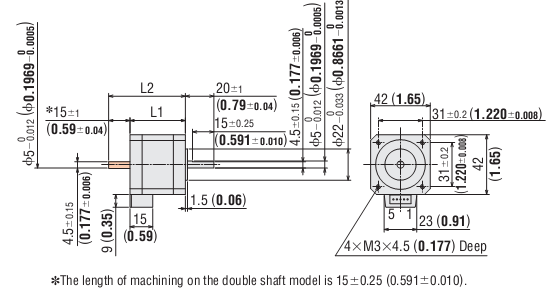 DC Stepping Motor & Driver Oriental CRK544PAP DC Stepping Motor & Driver Oriental CRK544PAP