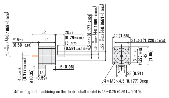 DC Stepping Motor & Driver  Oriental CRK546PAKP