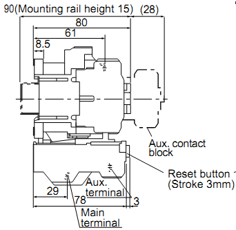Khởi động từ Fuji SW-0RM/2E Khởi động từ Fuji SW-0RM/2E