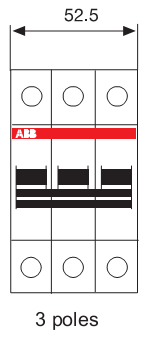 MCB ABB S293-C80 MCB ABB S293-C80