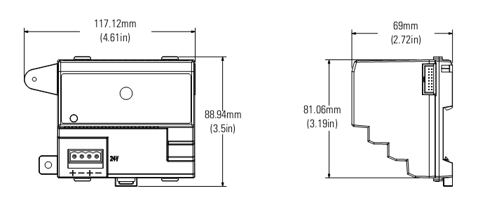PLC Allen-Bradley FlexLogix Output Modules 1794-OB16D PLC Allen-Bradley FlexLogix Output Modules 1794-OB16D