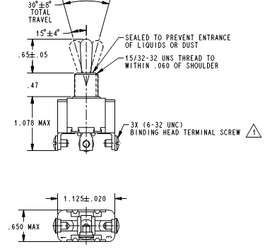 Toggle Switches Honeywell 11TS15-4 Toggle Switches Honeywell 11TS15-4